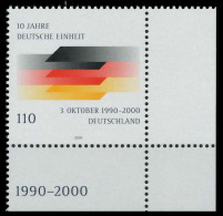 BRD 2000 Nr 2142 Postfrisch ECKE-URE X86D686 - Unused Stamps