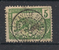 CONGO - 1900 - N°YT. 30 - Panthère 5c Vert - Oblitéré / Used - Used Stamps