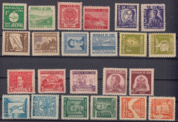 CUBA 1937. PRO ASOCIACIÓN DE ARTISTAS Y ESCRITORES AMERICANOS. EDIFIL 305/27. MNH. ARTISTS AND WRITERS - Unused Stamps