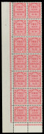D-REICH DIENST Nr 4 Postfrisch 14er Bogenteil ECKE-ULI X86F3C2 - Dienstzegels