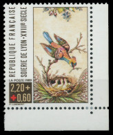 FRANKREICH 1989 Nr 2748C Postfrisch ECKE-URE X87188E - Unused Stamps