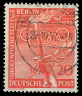 BERLIN 1952 Nr 90 Gestempelt Gepr. X87326E - Oblitérés