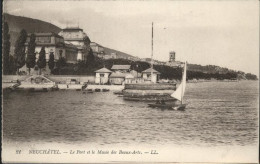 11281976 Neuchatel NE Le Port Le Musee Neuchatel - Autres & Non Classés