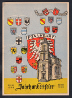 Germany FRANKFURT 1948 Jahrhundertfeier Postcard With Special Postmark. Sonderstempel (p672) - Frankfurt A. Main