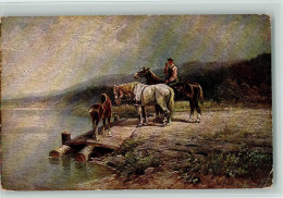 11030411 - Pferde Bauer Mit Seinen Pferden - Paarden