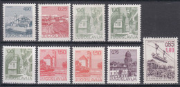 Yugoslavia Republic 1976 Complete Definitive Stamps With Some Variations, Mint Never Hinged - Ungebraucht