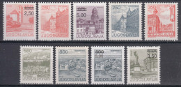 Yugoslavia Republic 1980,1981 Complete Definitive Stamps, Mint Never Hinged - Ungebraucht