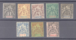 Nossi-Bé  :  Yv  27-34  * - Unused Stamps