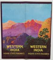 WESTERN INDIA Indian State Railways - L'INDE En Train - Ancien Document 12 Pp. (20,8 X 23,3 Cm) /GP81 - Reiseprospekte