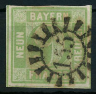 BAYERN MÜHLRADSTEMPEL AUF Nr 5III GMR 155 ZENTR X884426 - Used