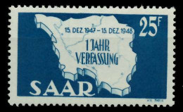 SAARLAND 1948 Nr 261II Postfrisch X884556 - Nuevos