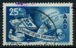 SAARLAND 1950 Nr 297 Gestempelt X8845C2 - Gebraucht