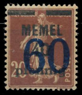 MEMEL 1921 Nr 35 Postfrisch X8876AE - Memel (Klaïpeda) 1923