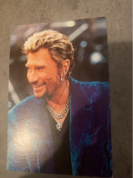 Carte Postale Chanteur  Johnny Hallyday Dédicacée Autographe Original - Cantantes Y Músicos