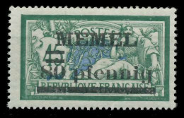 MEMEL 1922 Nr 63 Postfrisch X887AC6 - Memelgebiet 1923
