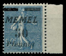 MEMEL 1922 Nr 61b Postfrisch SRA X887B9E - Memelland 1923