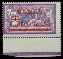 MEMEL 1922 Nr 65 Postfrisch URA X887C2E - Memelgebiet 1923