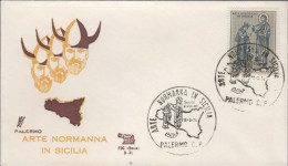 ITALIA - ITALIE - ITALY - 1974 - Arte Normanna In Sicilia - FDC Roma - FDC
