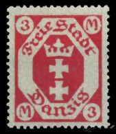 DANZIG 1922 Nr 104b Ungebraucht Gepr. X88D256 - Mint