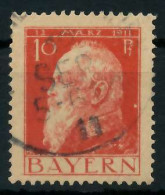 BAYERN LUITPOLD-AUSGABEN Nr 78I Gestempelt X890212 - Usati