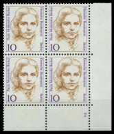 BERLIN DS FRAUEN Nr 806 Postfrisch VIERERBLOCK FORMNUMM X8E22BE - Unused Stamps