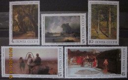 RUSSIA ~ 1986 ~ S.G. NUMBERS 5663 - 5667, RUSSIAN PAINTINGS. ~ MNH #03646 - Ungebraucht