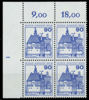 BERLIN DS BURGEN U. SCHLÖSSER Nr 588 Postfrisch VIERERB X8F968E - Nuevos