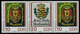 DDR ZUSAMMENDRUCK Nr WZd 820 Postfrisch 3ER STR SB4E6C2 - Zusammendrucke