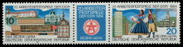 DDR ZUSAMMENDRUCK Nr WZd595 Postfrisch 3ER STR SC495F2 - Se-Tenant