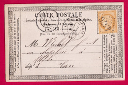 N°55 GC 4576 LA CRAND CROIX LOIRE POUR ALBI TARN CARTE PRECURSEUR LETTRE - 1849-1876: Période Classique