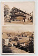 39121511 - Scheidegg Im Allgaeu Mit Privatpension Schweizerhaus Gelaufen Gelaufen. Marke Entfernt, Abrissspuren. Gute E - Other & Unclassified