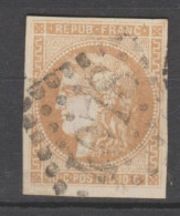 TBE/LUXE NUANCE BISTRE JAUNE Du N°43A - 1870 Bordeaux Printing