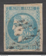 CASE 13 Du N°46A BE Signé Cote 200€ - 1870 Bordeaux Printing