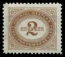 ÖSTERREICH PORTOMARKEN 1894 Nr 2F Ungebraucht X7428CA - Segnatasse