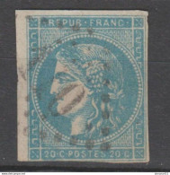 BE  N°45C Cote 70€ - 1870 Ausgabe Bordeaux
