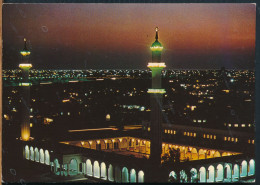 °°° 31099 - UAE - ABU DHABI - NIGHT VIEW OF GRAND MOSQUE - 1993 With Stamps °°° - United Arab Emirates