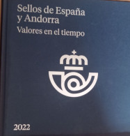 Libro De Correos 2022 Montado Blanco Sin Sellos - Afgedrukte Pagina's