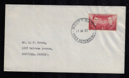 NEW ZEALAND ROSS DEPENDENCY 1957  SCOTT# L2  CANCELLED  C.V. $1.25 - Oblitérés