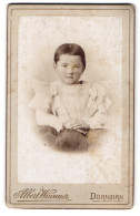 Fotografie Albert Winsauer, Dornbirn, Pfarrgasse, Portrait Kleines Mädchen Im Hübschen Kleid  - Personnes Anonymes