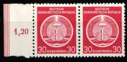 DDR Dienstmarken A 11 Postfrisch Als Paar #KO478 - Andere & Zonder Classificatie