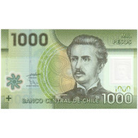 Chili, 1000 Pesos, 2010, KM:161, NEUF - Chile