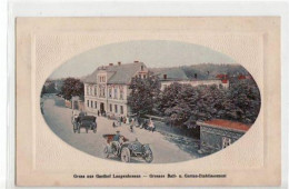 39038811 - Langenhessen B. Werdau, Passepartoutkarte Mit Gasthof Gelaufen Von 1912. Gute Erhaltung. - Crinitzberg
