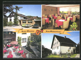 AK Bad Sachsa /Steina, Hotel-Pension Zum Mühlenberg, Innenansicht, Terrasse  - Bad Sachsa