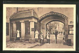 AK Leipzig, Internationale Baufachausstellung Mit Sonderausstellungen 1913, Eingang In Die Alte Stadt  - Tentoonstellingen