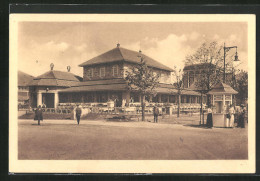 AK Leipzig, Internationale Baufachausstellung Mit Sonderausstellungen 1913, Weinrestaurant Des Centraltheaters AG  - Expositions