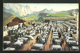 AK Leipzig, Internationale Ausstellung Für Buchgewerbe U. Graphik 1914, Original-Alpen-Restaurant Ober-Bayern  - Expositions