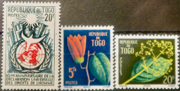 R2253/837 - TOGO - 1958 - Divers - N°275 à 277 NEUFS** - Togo (1960-...)