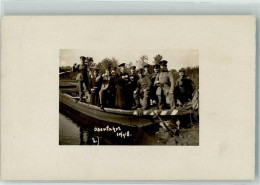 39676111 - Soldaten Oderfahrt Bierkrug Boot - War 1914-18