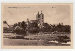 39008111 - Seehausen Vom Alanddeich Aus / Ostseite Gelaufen 1913. Marke Fehlt. Leichte Stempelspuren, Sonst Gut Erhalte - Autres & Non Classés