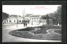 AK Franzensbad, Brunnenversendungshaus Und Franzquelle  - Tchéquie